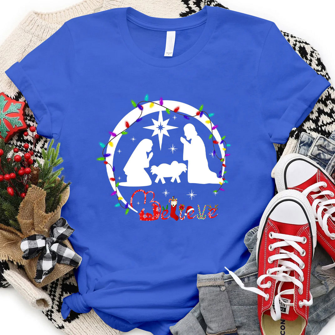 Christmas Belive Christian T-Shirt