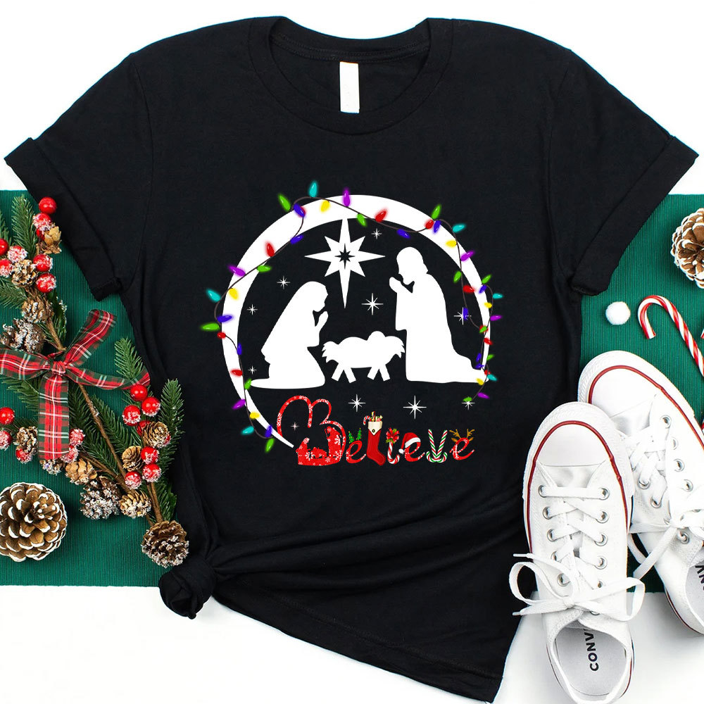 Christmas Belive Christian T-Shirt