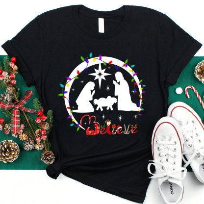 Christmas Belive Christian T-Shirt