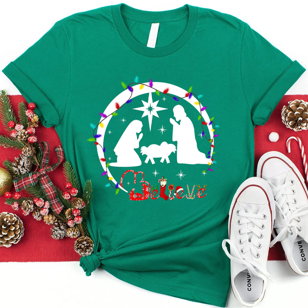 Christmas Belive Christian T-Shirt