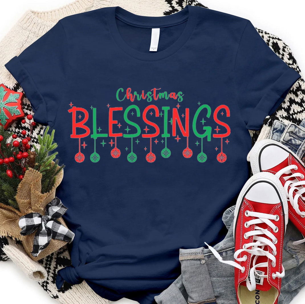 Christmas Blessing Christian T-Shirt