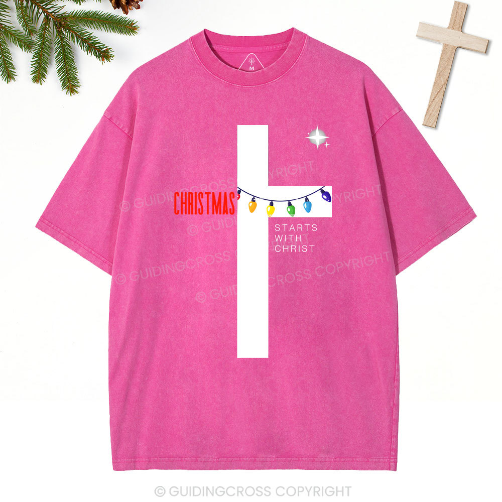 Christmas Christian Washed T-Shirt