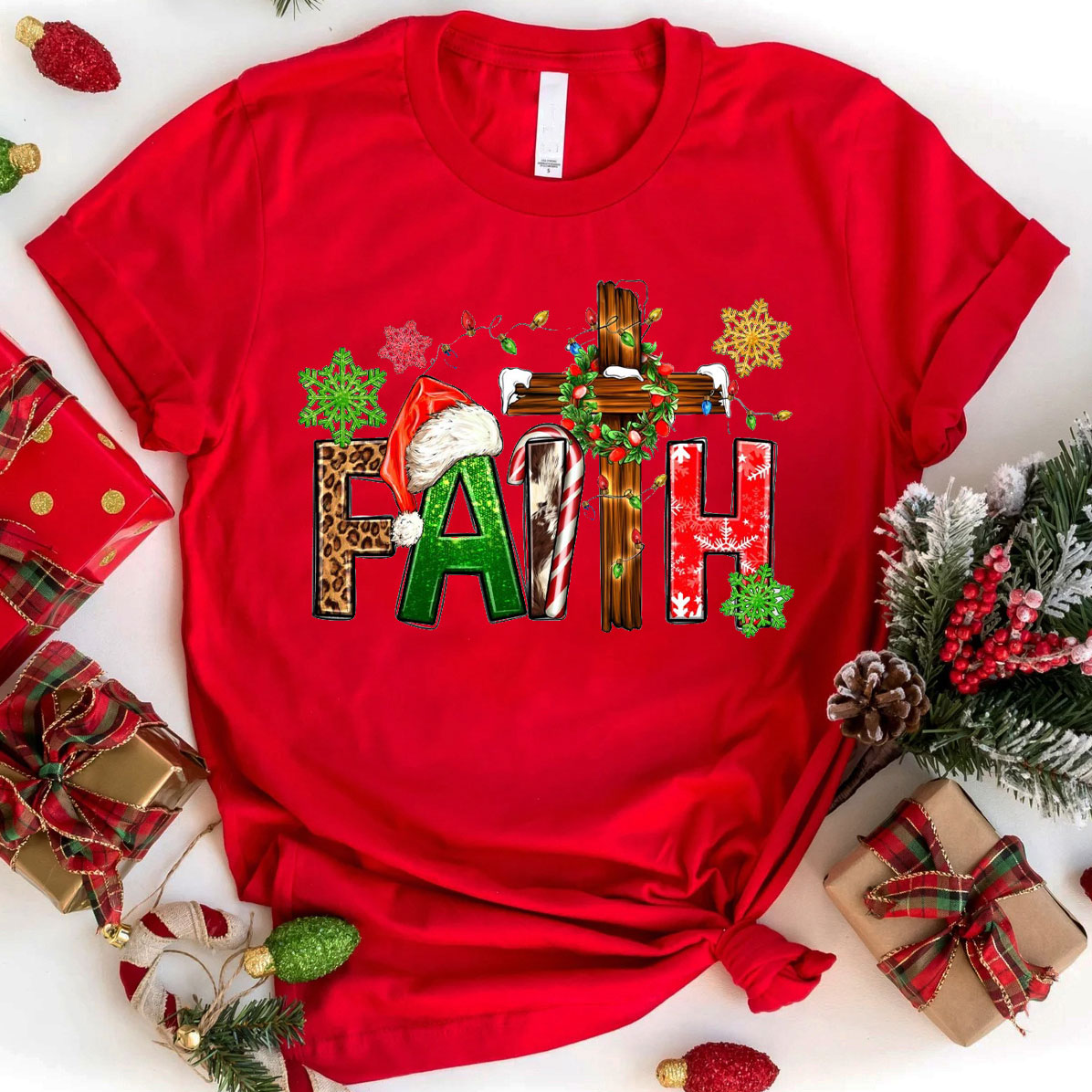 Christmas Faith Christian T-Shirt