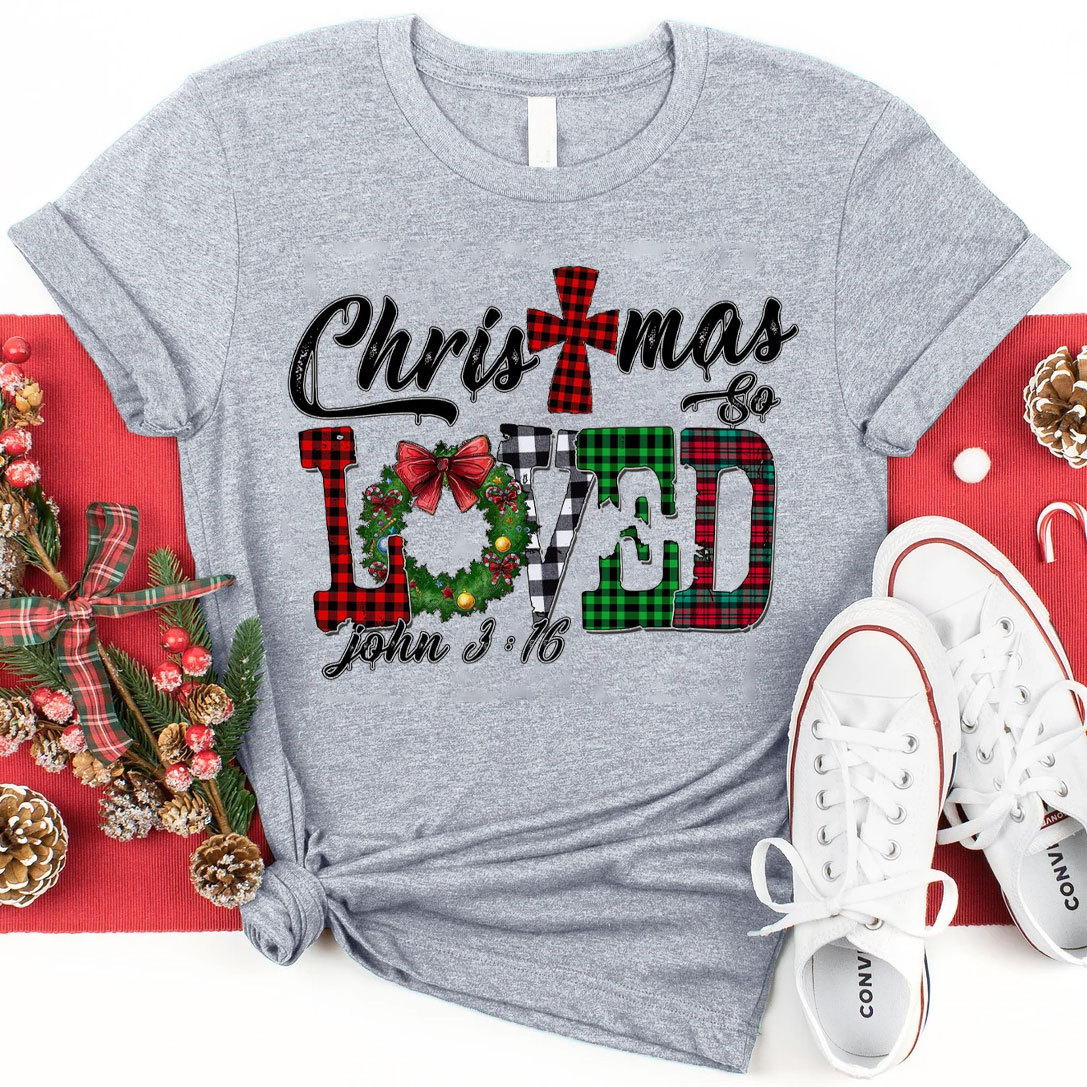 Christmas So Loved Christian T-Shirt