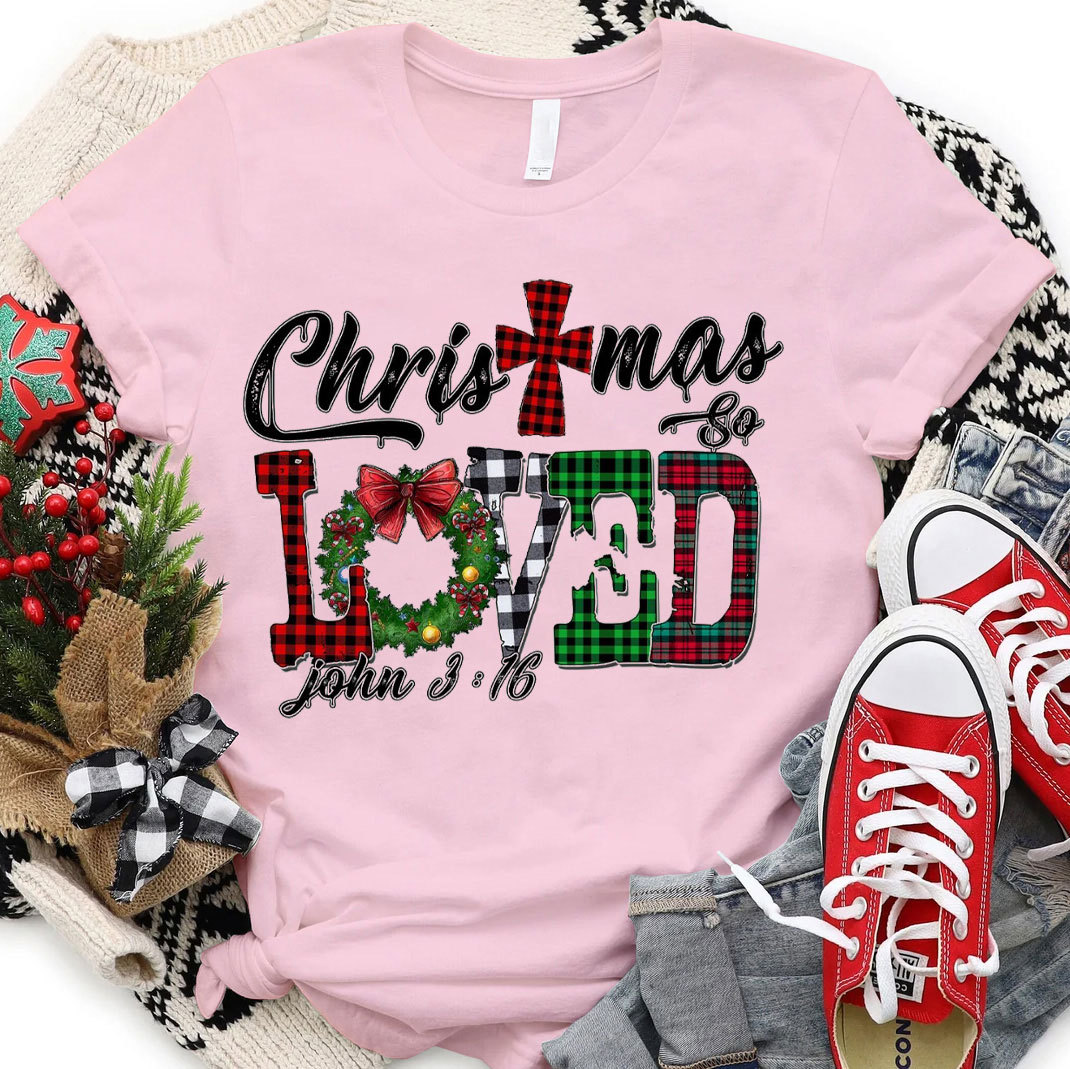 Christmas So Loved Christian T-Shirt