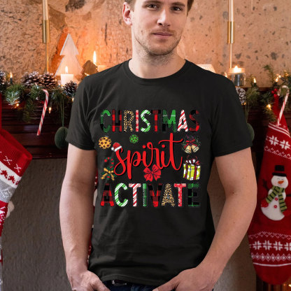 Christmas Spirit Activate Christian T-Shirt