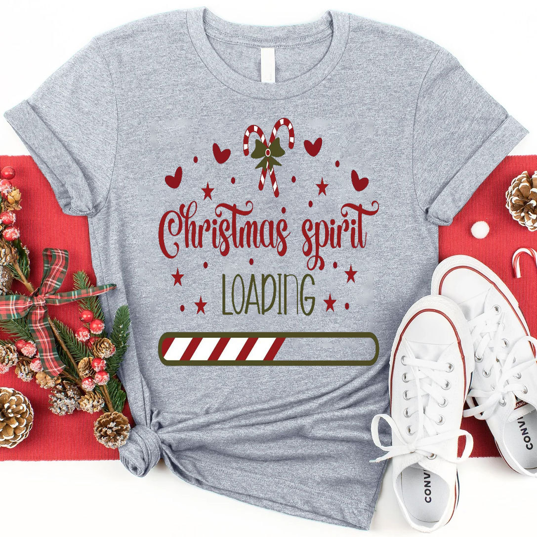 Christmas Spirit Loading Christian T-Shirt