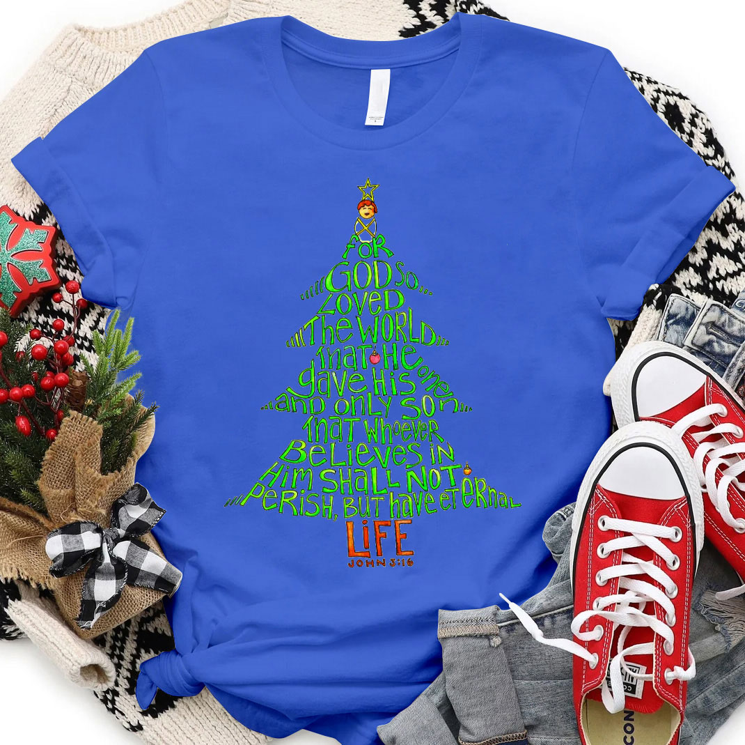 Christmas Bible Tree Christian T-Shirt