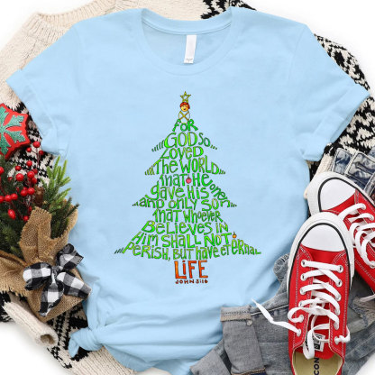 Christmas Bible Tree Christian T-Shirt