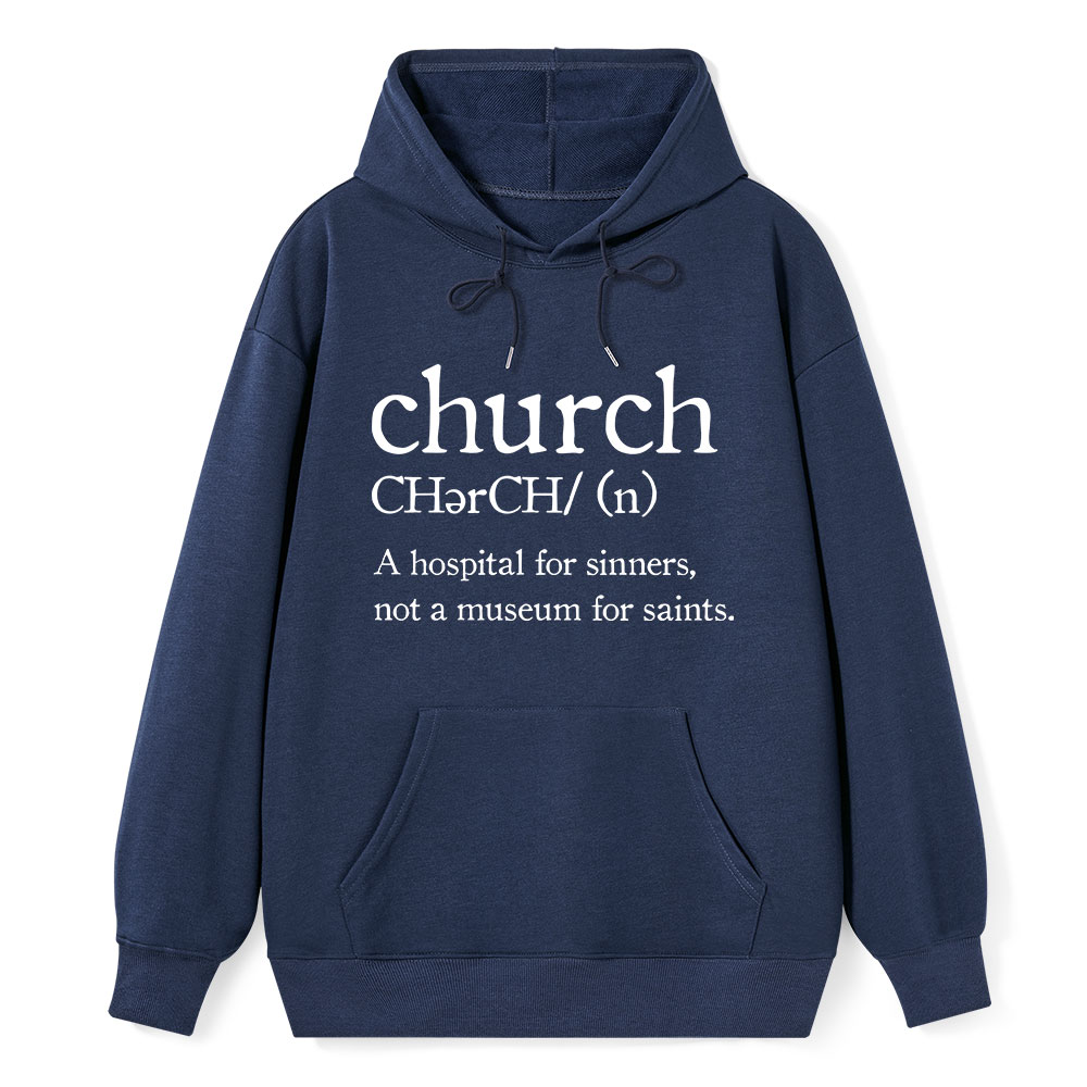 Church Definition Christian Hoodie Sale - GuidingCross