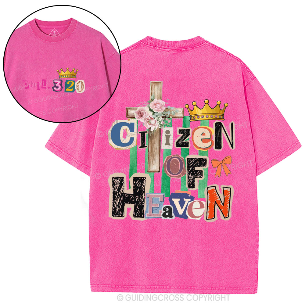 Ciizen Of Heaven Christian Washed T-Shirt