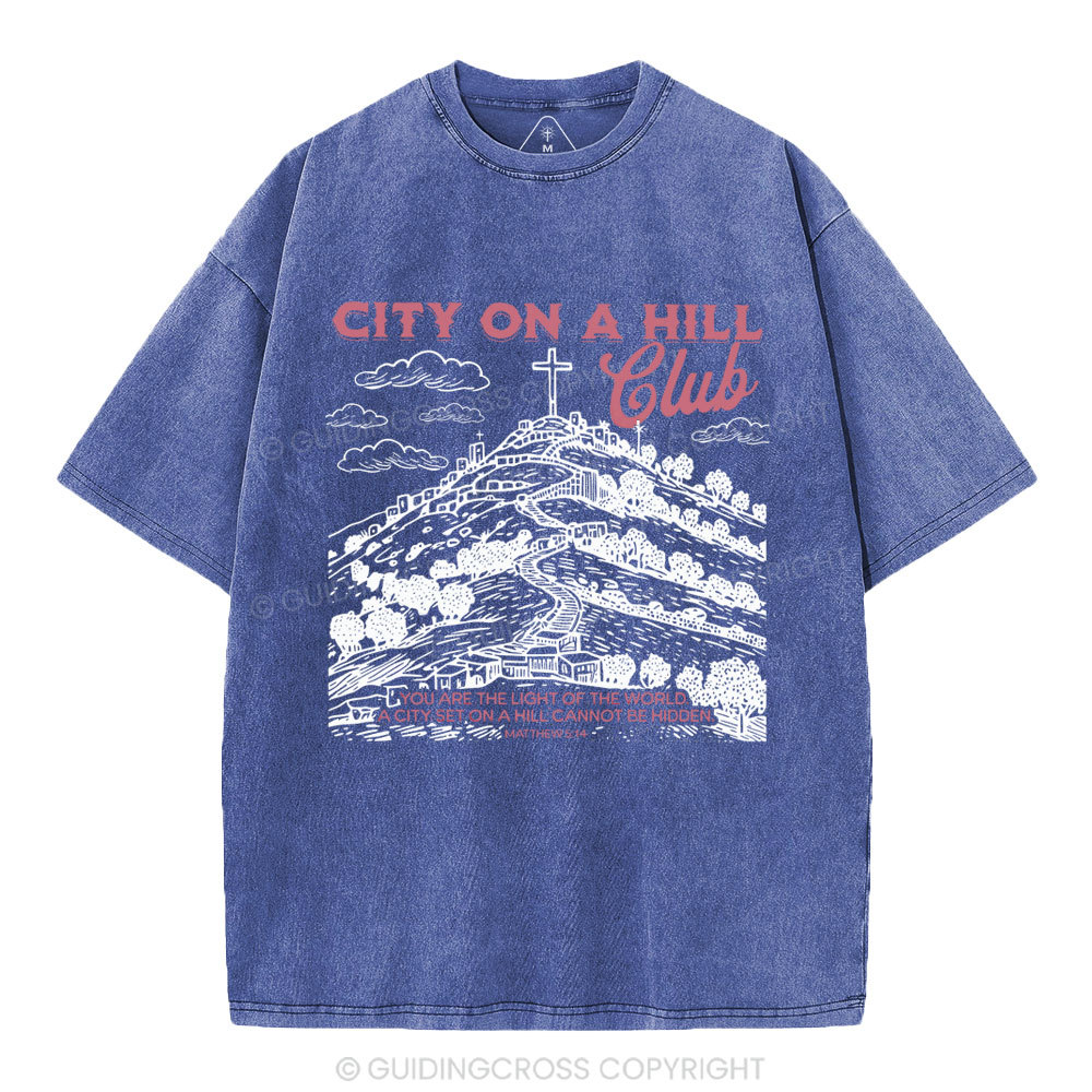 City On A Hill Club Christian Washed T-Shirt