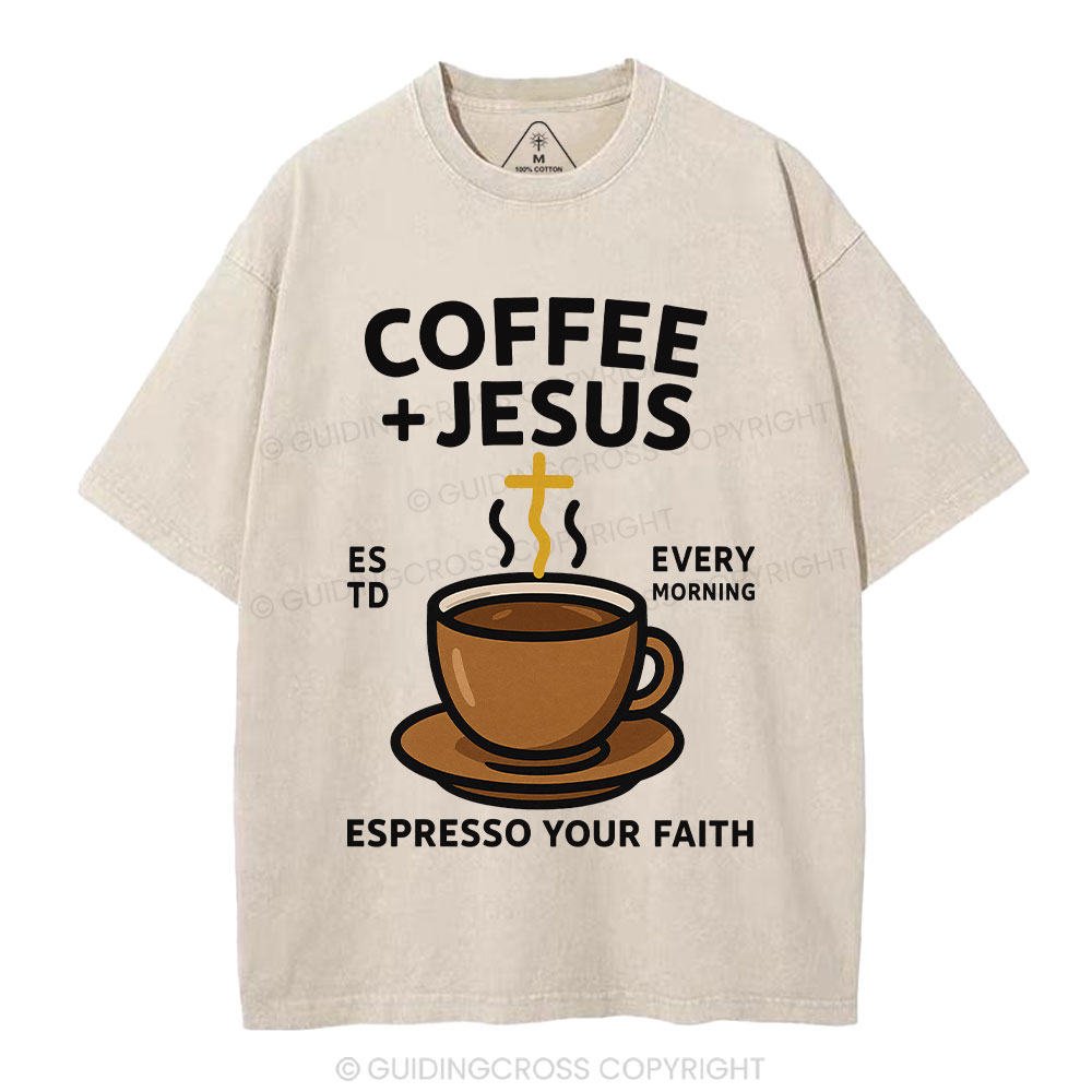New-Sample Christian Washed T-Shirt Sale - GuidingCross