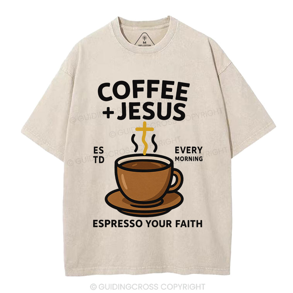 New-Sample Christian Washed T-Shirt Sale - GuidingCross