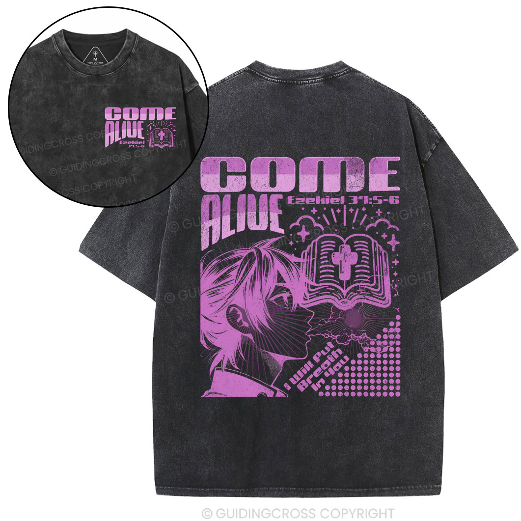 Come Alive Chirstian Washed T-Shirt