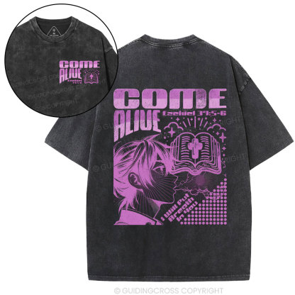 Come Alive Chirstian Washed T-Shirt
