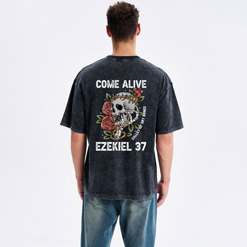 Come Alive Christian Washed T-Shirt