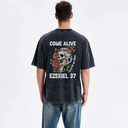 Come Alive Christian Washed T-Shirt