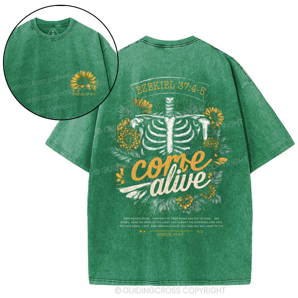 Come Alive Christian Washed T-Shirt