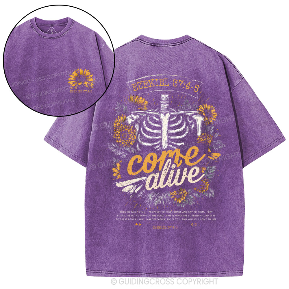 Come Alive Christian Washed T-Shirt