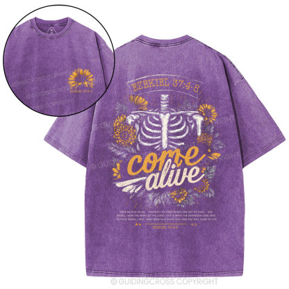 Come Alive Christian Washed T-Shirt