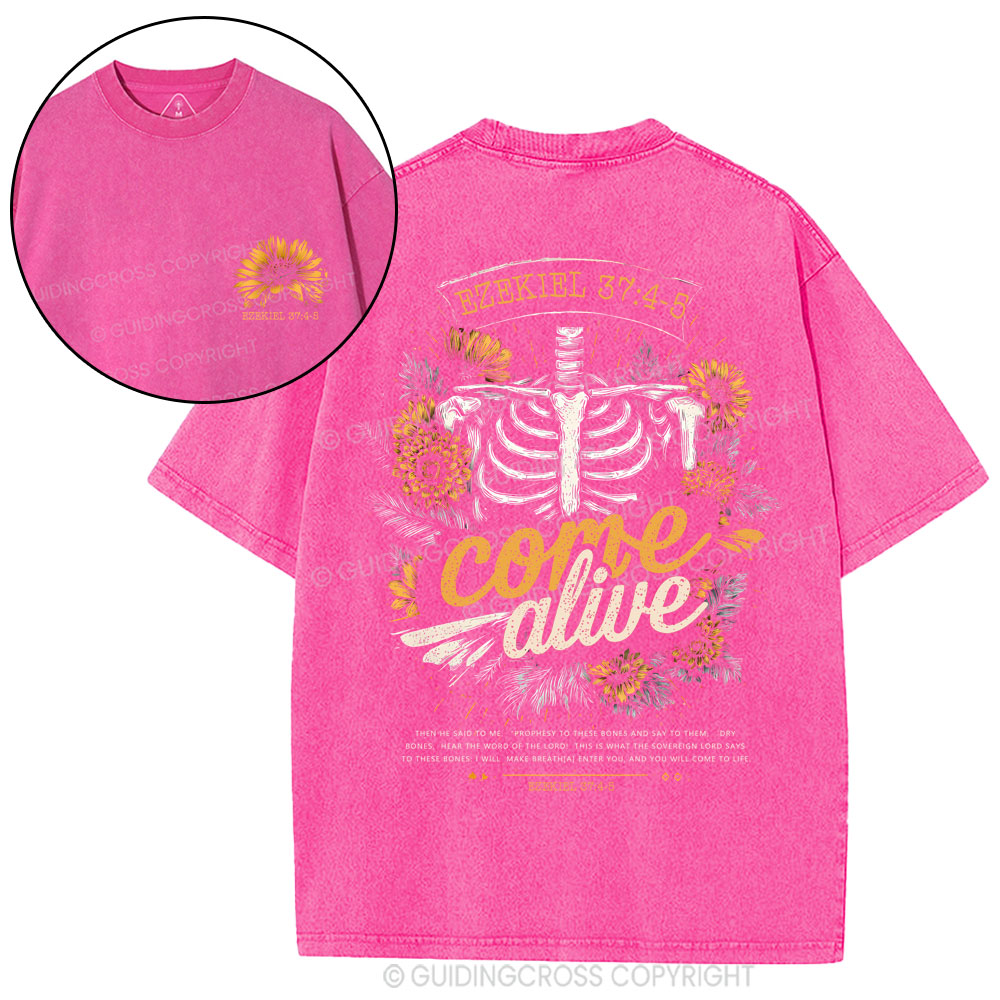Come Alive Christian Washed T-Shirt