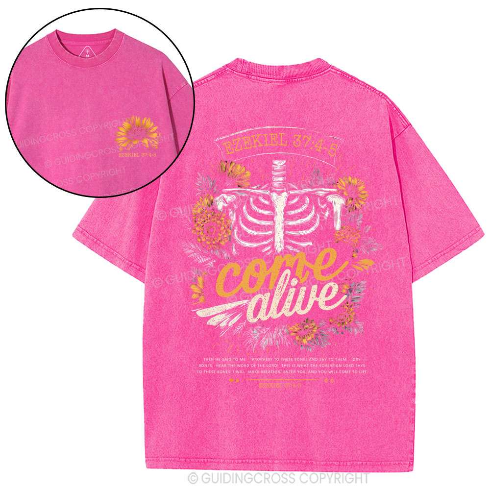 Come Alive Christian Washed T-Shirt