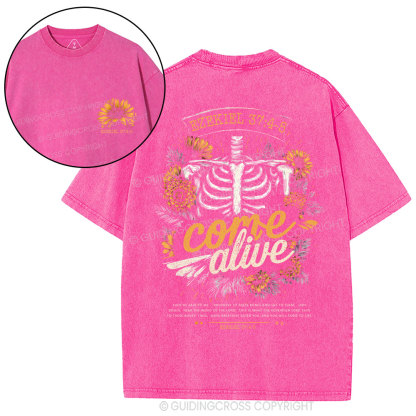 Come Alive Christian Washed T-Shirt