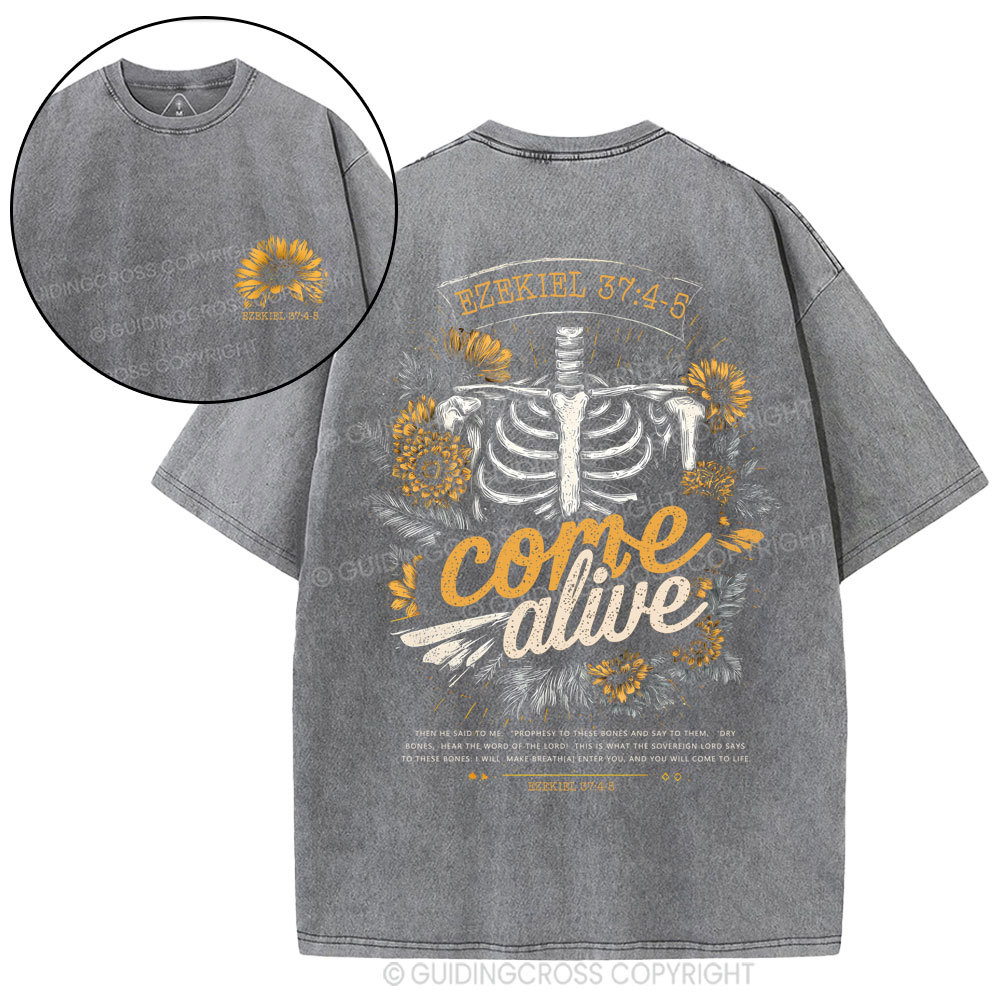 Come Alive Christian Washed T-Shirt