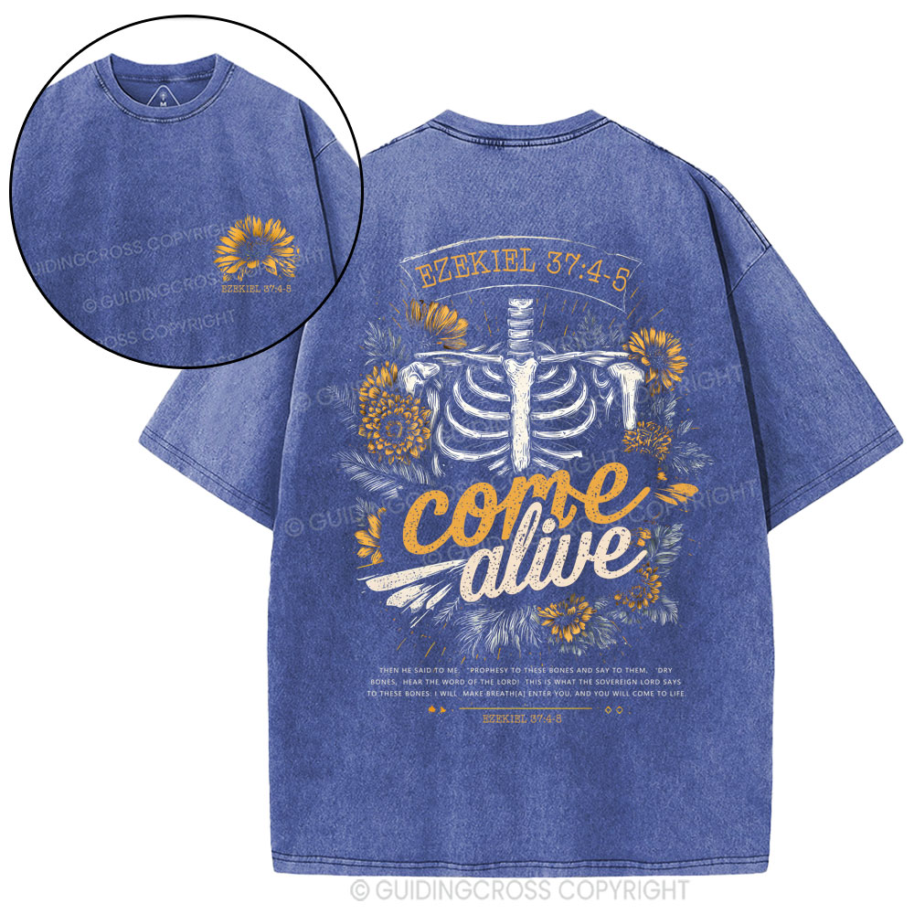 Come Alive Christian Washed T-Shirt