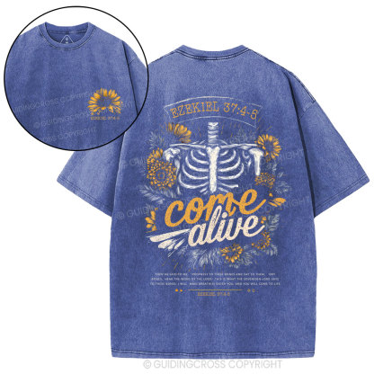 Come Alive Christian Washed T-Shirt