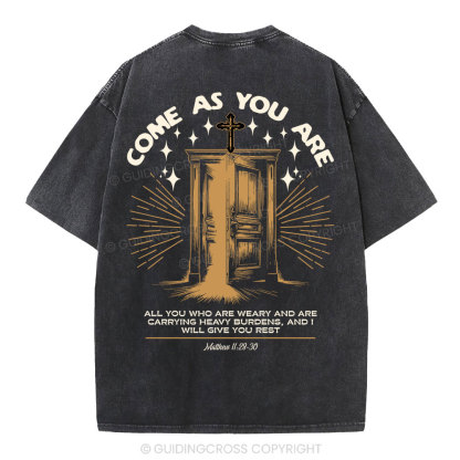 Come As You Are Christian Washed T-Shirt
