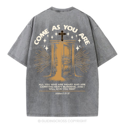 Come As You Are Christian Washed T-Shirt