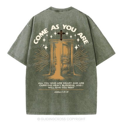 Come As You Are Christian Washed T-Shirt