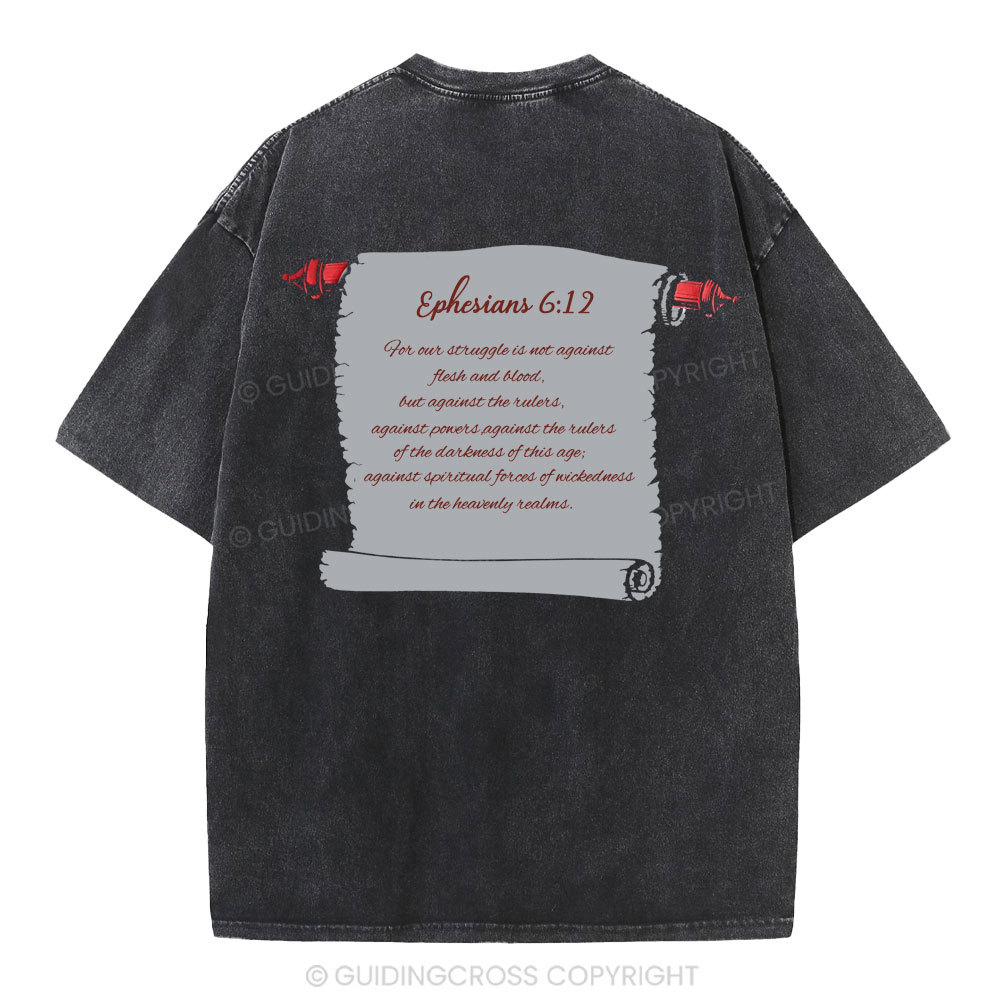 Come Be A Soldier In The Army Of God Christian Washed -Shirt