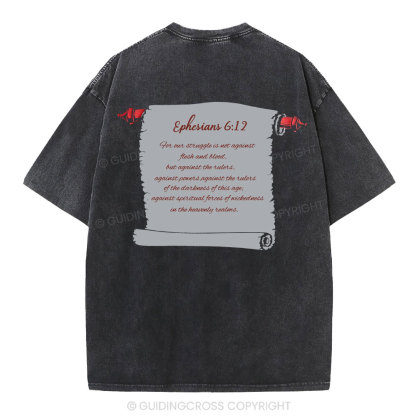 Come Be A Soldier In The Army Of God Christian Washed -Shirt