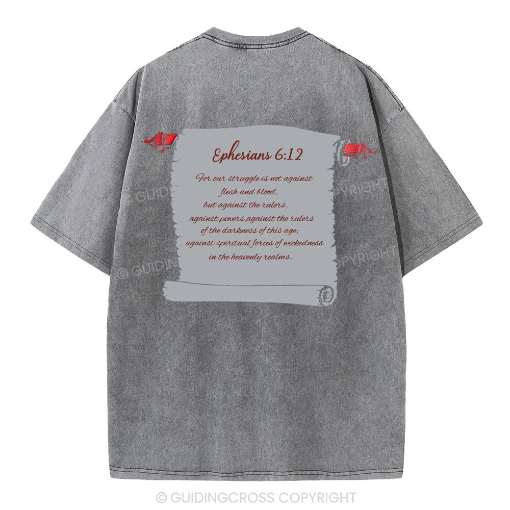 Come Be A Soldier In The Army Of God Christian Washed -Shirt