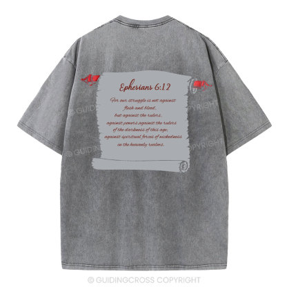 Come Be A Soldier In The Army Of God Christian Washed -Shirt