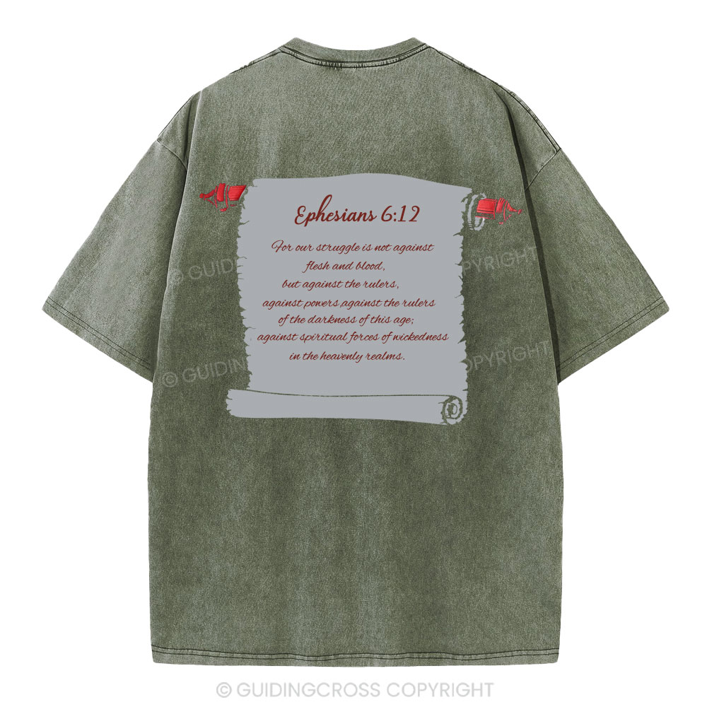Come Be A Soldier In The Army Of God Christian Washed -Shirt