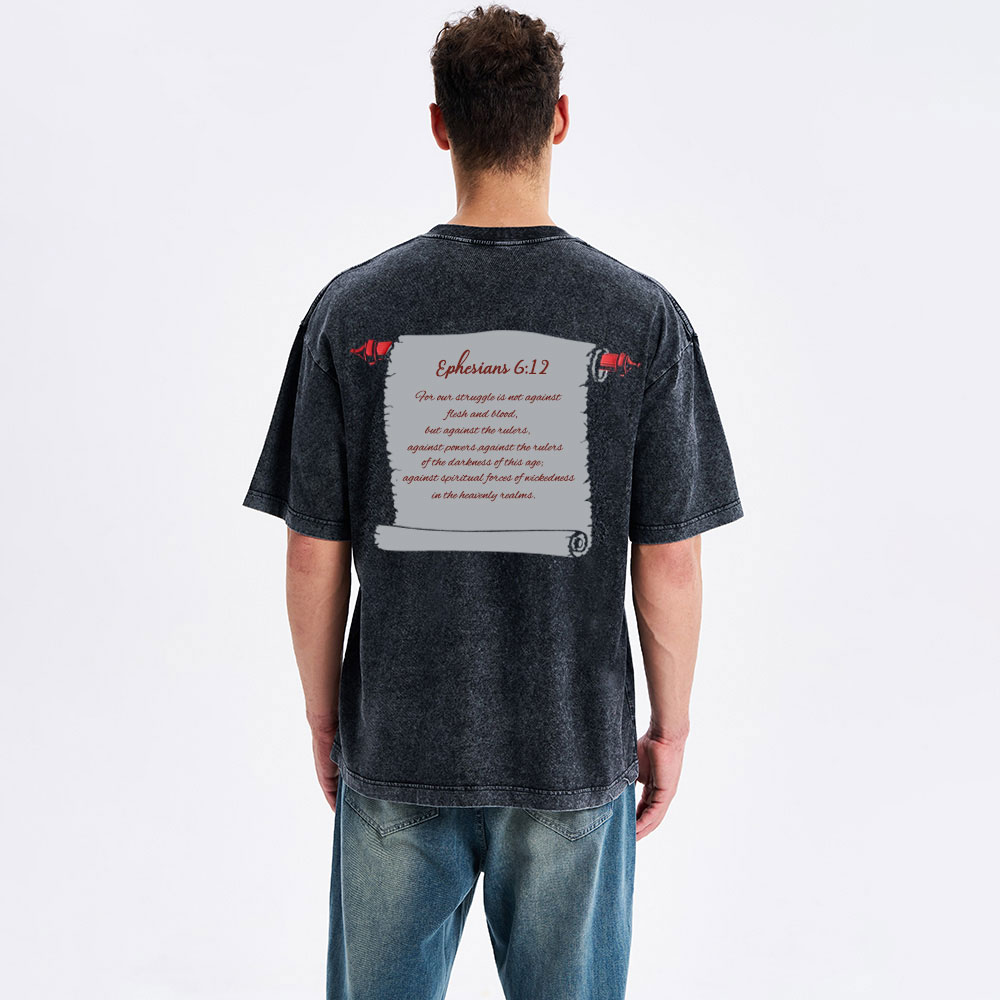 Come Be A Soldier In The Army Of God Christian Washed -Shirt
