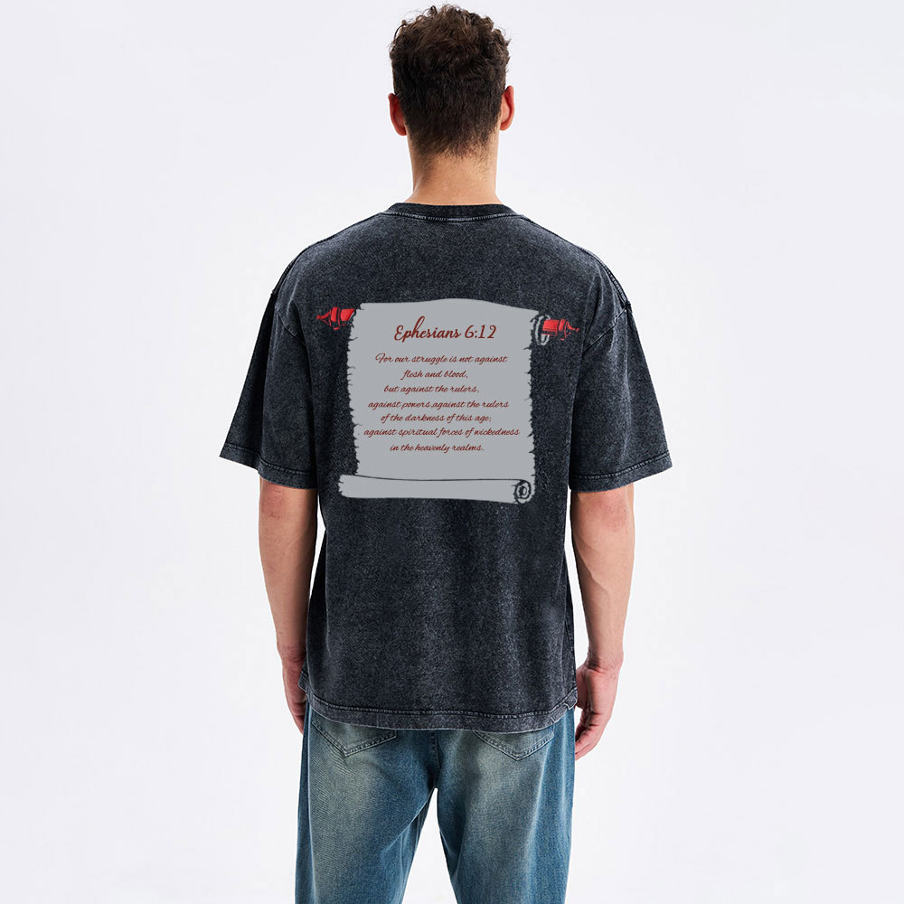 Come Be A Soldier In The Army Of God Christian Washed -Shirt