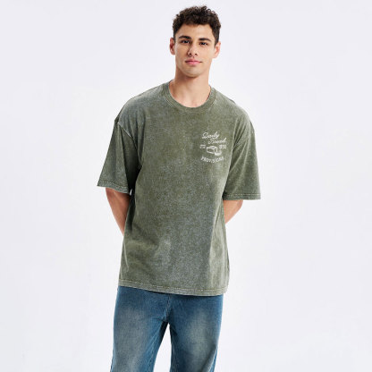 Come Hungry Leave Full Christian Washed T-Shirt