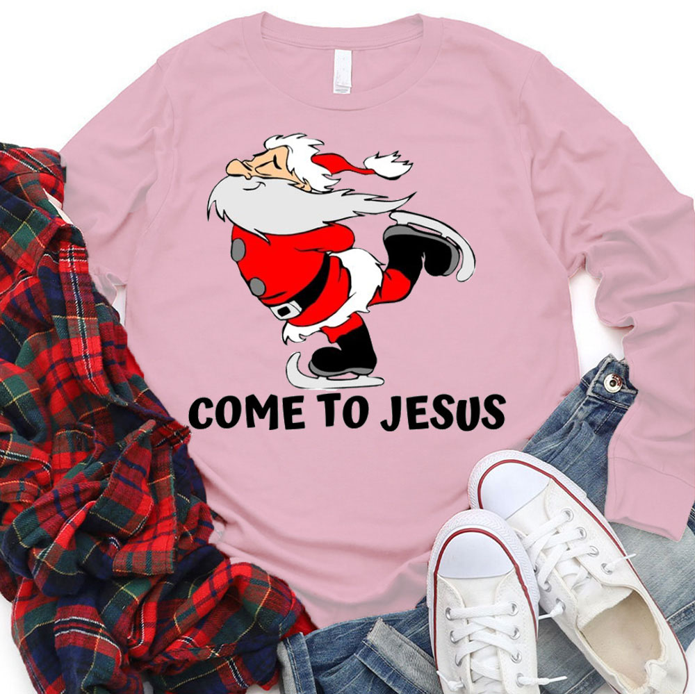 Come To Jesus Christmas Christian T-Shirt