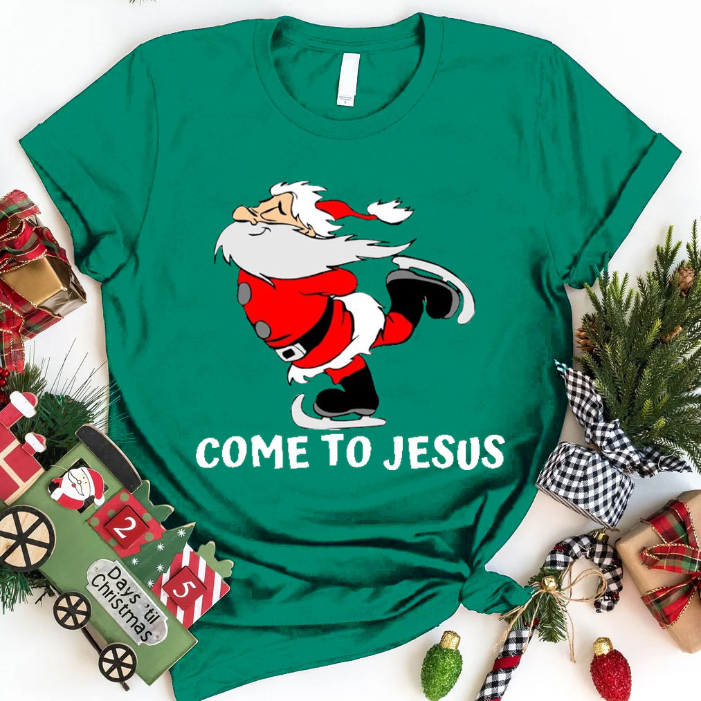 Come To Jesus Christmas Christian T-Shirt