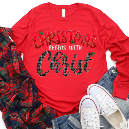 Come To Jesus Christmas Christian T-Shirt