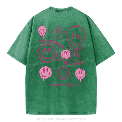 Consider It All Joy Christian Washed T-Shirt