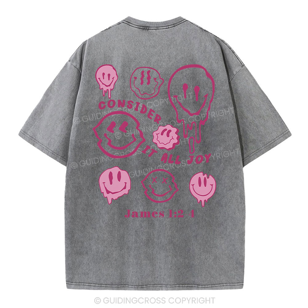 Consider It All Joy Christian Washed T-Shirt