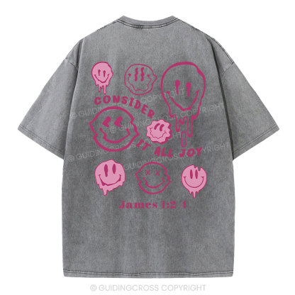 Consider It All Joy Christian Washed T-Shirt