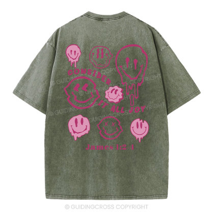 Consider It All Joy Christian Washed T-Shirt