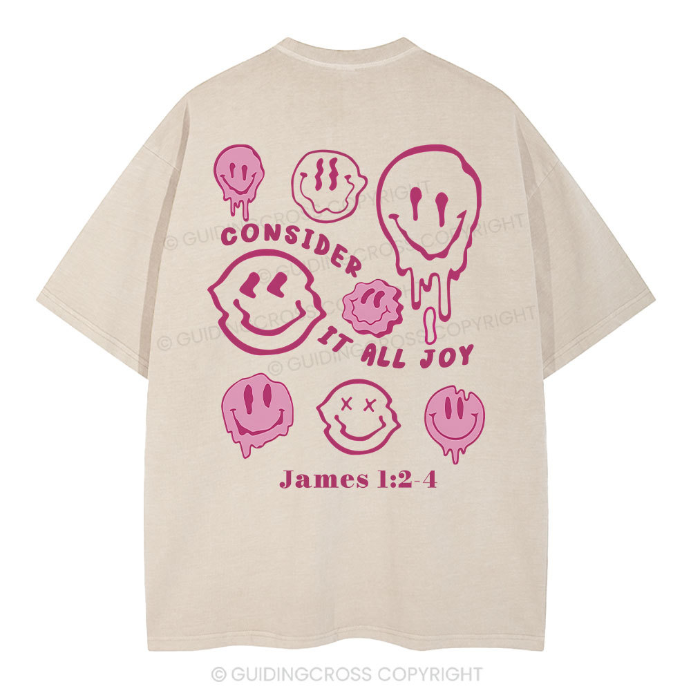 Consider It All Joy Christian Washed T-Shirt